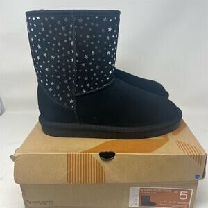 Koolaburra by UGG Women's Black Star Booties Size 5 Winter